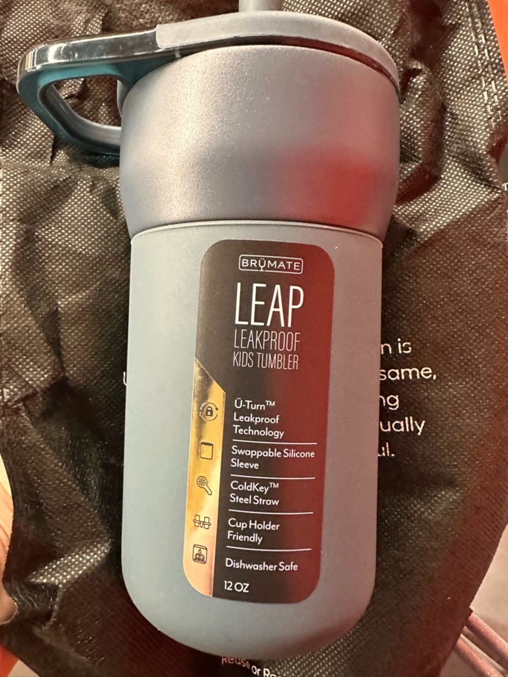 BrüMate LEAP Leakproof Kids Tumbler - Slate Blue